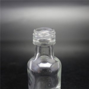 bottiglie di vetro trasparente della fabbrica di shanghai per salsa di pomodoro 34ml