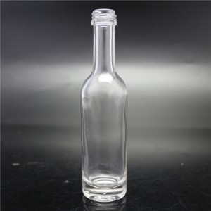 shanghai factory mini nice looking 52ml hot sauce glass bottle with plastic cap