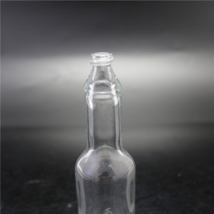 shanghai factory sale 59ml hot pepper sauce glass bottles with cap
