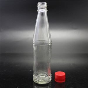 shanghai factory sale 63ml chili sauce glass bottle with cap