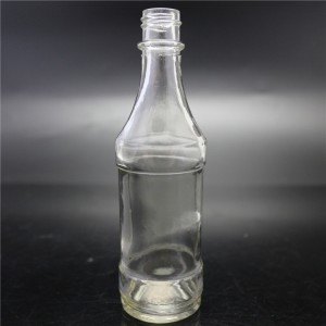 shanghai factory sale 98ml high white mini hot sauce bottle with cap