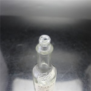 Venta de fábrica de Shangai Botellas de vidrio de salsa transparente 62ml