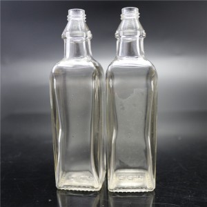 shanghai factory sale mini sauce bottles 60ml with silver color cap