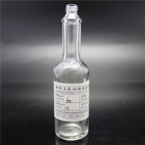 botellas de vidrio de salsa de venta de fábrica de shanghai 62ml