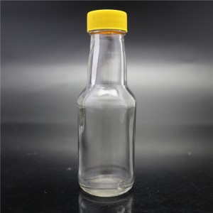 Shanghai fabrica de vânzare sos de soia sticlă de sticlă 52ml cu capac