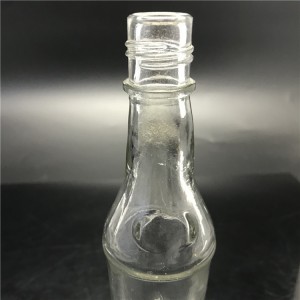 Sjanghai linlang fabriek 129ml helder fint glas bottel vir asyn