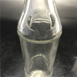 shanghai linlang factory 129ml clear fint glass bottle for vinegar