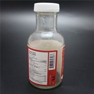 Botella de salsa de grado alimenticio de fábrica de shanghai linlang 250ml con tapa blanca