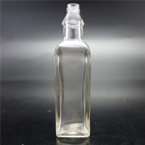 shanghai linlang factory 60ml hot sauce bottle glass with lid