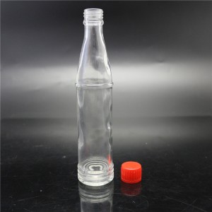 shanghai factory sale soy sauce glass bottle 52ml with yellow cap