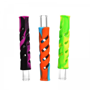 linlang shanghai glow in the dark hand glass spoon pipe Tobacco Pipe Filters Supplier