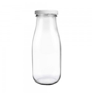 11oz عمده فروشی بطری آب خالی شیشه ای شفاف