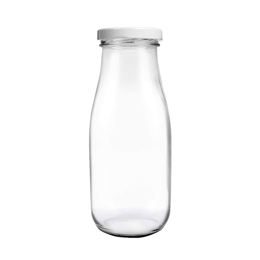 Manufacturer for Heat Resistant Glass Jars With Stainless Steel Lids - wholesale 11oz empty clear glass juice bottles – Linlang