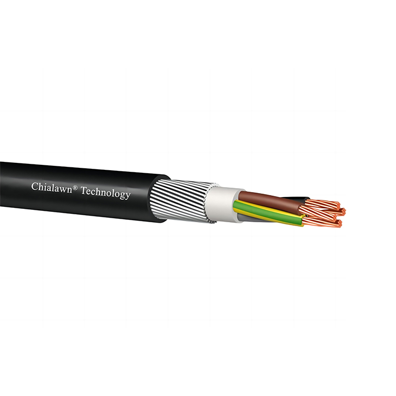 IEC 60502-1 0.6/1kV NA2XRY Al XLPE SWA PVC Kabel Daya