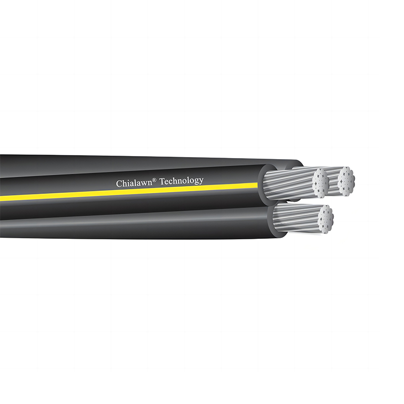 600-V-Sekundärtyp-Triplex-URD-Kabel-Aluminiumleiter