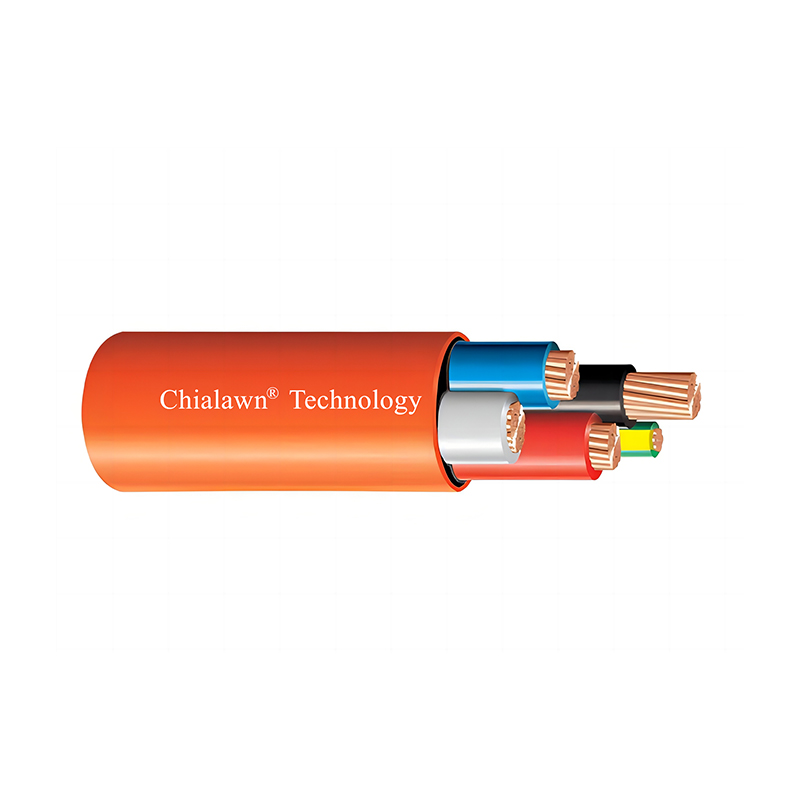 AS/NZS 5000.1 0.6/1kV 2,3&4 Core And Earth Orange Circular Cable PVC Unarmoured