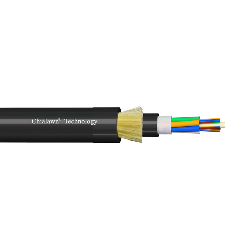 Aerial ADSS All Dielectric Self Supporting Fiber Optic Cable