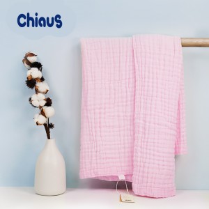Chiaus Baby мақтадан жасалған ванна сүлгілері жұмсақ сенсорлы OEM қызметтері қол жетімді