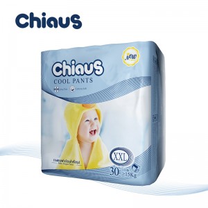 Chiaus COOL PANTS 일회용 아기 기저귀 중국 제조 OEM 가능