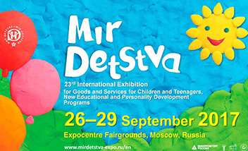 Chiaus woon 23ste Expocentre Fairgroud in Rusland by