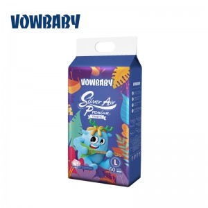 Vowbaby Silver Air Premium diapers ipantaro igurishwa cyane kuva muruganda rwa Chiaus