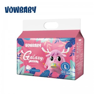 پوشک یکبار مصرف Chiaus شلوار آموزشی vowbaby را در کارخانه چین تولید می کند