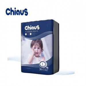 Chiaus feather pants disposable baby diapers pants sold in Thailand