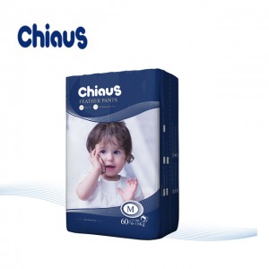 Chiaus feather pants disposable baby diapers pants sold in Thailand