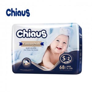Chiaus couches de ruban adhésif pour bébé de petite taille de haute qualité en Chine usine