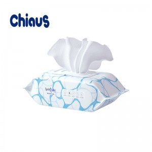 Chiaus soft care disposable baby wet wipes in non woven