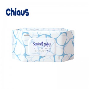 Chiaus soft care disposable baby wipes wet in non woven