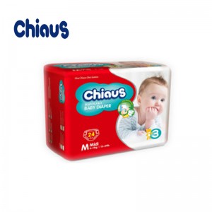 Chiaus hrubé detské páskové plienky jednorazové plienky z čínskej továrne