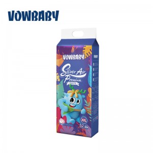 Thailand market popular sell Vowbaby diapers pants ultra thin diapers from China