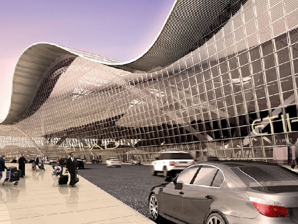 Το αεροδρόμιο του Abu Dhabi, Αμπού Ντάμπι, Ηνωμένα Αραβικά Εμιράτα