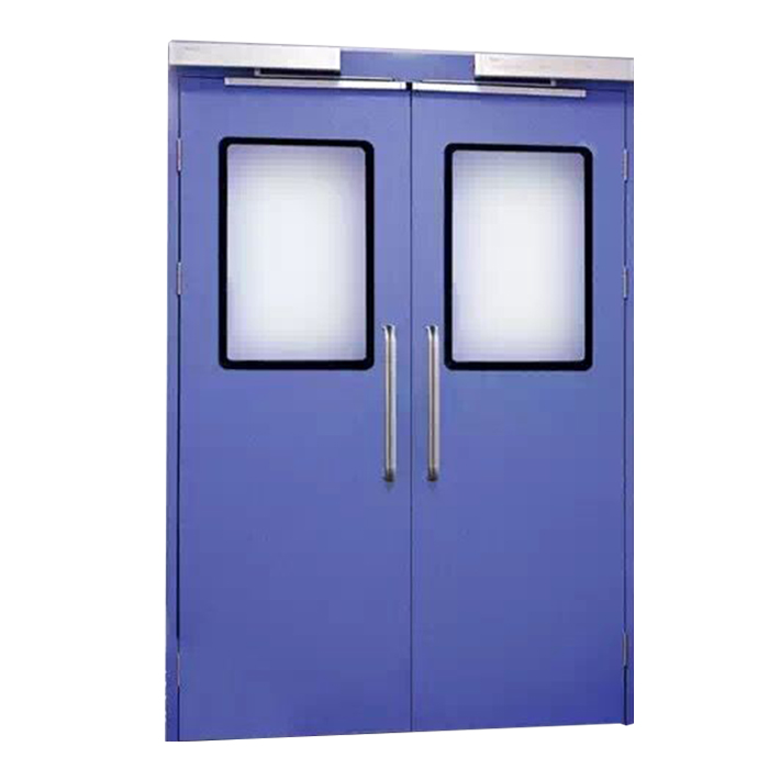 Factory Price High Quality Shower Room - Automatic Double Open Swing Corridor Doors – Golden Door