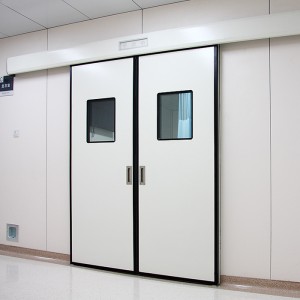 Двойно отворени автоматични плъзгащи се хигиенични врати