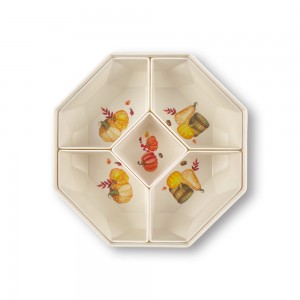 Octangle Melaminová nádoba na potraviny Sladké bonbóny Krabice na suché ovoce Úložná krabice Balicí krabice