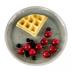 Melamine Dishes Food Grade Sineeske melamine Plaat Rûn Plastic Oanpaste Grutte Oanpast patroan Oanpast Logo Gift