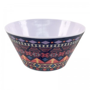 Wholesale customization style plastic soup snack melamine serving bowl cookware