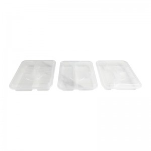 contenitori per il pranzo di lusso all'ingrosso contenitori per il pranzo bento in plastica usa e getta a 4 scomparti