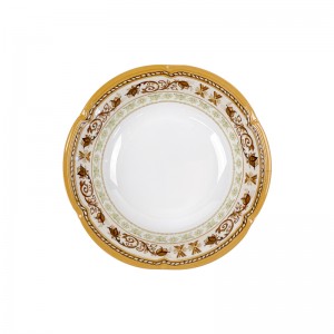 Veleprodaja kineskog bijelog posuđa, nelomljiva plastična zdjela, naljepnica s cvijećem, otisnuta melaminska zdjela
