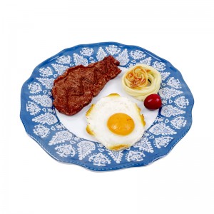 Unbreakable Food Grade Melamine Serving Plates Dinner Plates Restaurant Melamine Dish Round Customize