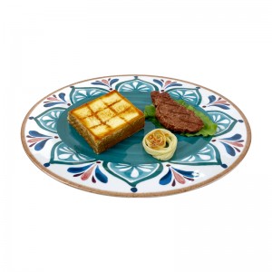 Plato oval melaminat de calitate alimentară cu ridicata, ustensile de bucătărie din melamină de 12 inch, farfurii ovale pentru cină