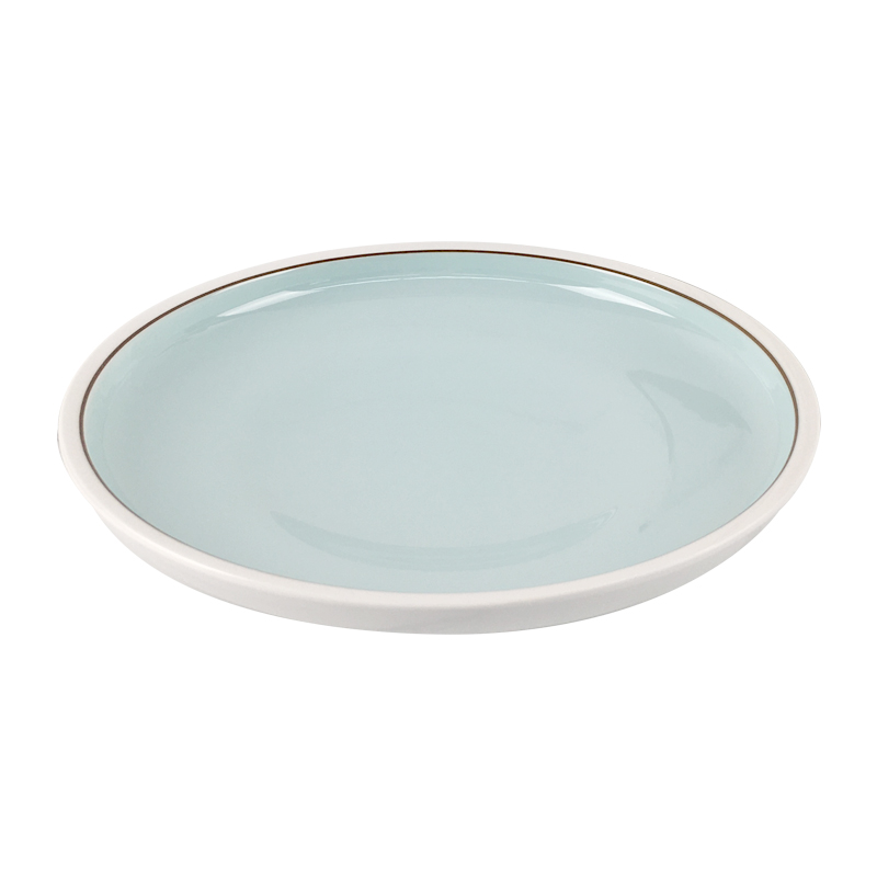 Low MOQ for Plastic Charger Plate - Promotion Superior Quality Tableware Plate Customized Color Available Home Usage Plastic 8” Color Glazed Melamine Plate – BECO