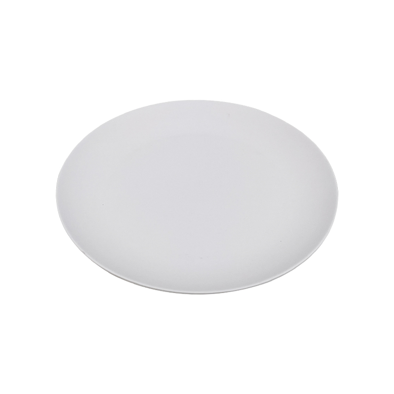 Factory wholesale Elegant Plate - Plates restaurant white plastic dinner plates 6pcs set 7 8 9inch large solid white plate melamine 100% – BECO