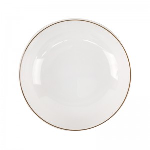 Trinket Tray Handmade Holder Dinner Plate na May Gold Rim Wedding Melamine Alahas Dish