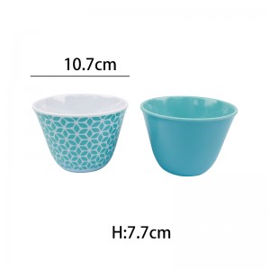 Factory Wholesale High Quality melamine measuring cups custom printing Thick Unbreakable Melamine Stackable Water Cups