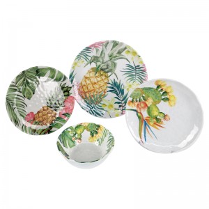 Professional Wholesale Good Quality Melamine Dinnerware Plates Charger Plate Plastic Dishes