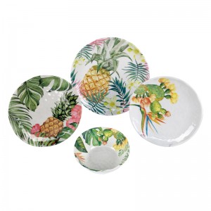Profesjonele Wholesale Goede kwaliteit Melamine Dinnerware Platen Charger Plate Plastic Dishes