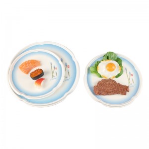 Bán buôn Tất cả các kích thước Đĩa phục vụ Nhà hàng Buffet tròn màu trắng Tấm nhựa melamine Đĩa trơn Món ăn cho các sự kiện phục vụ ăn uống